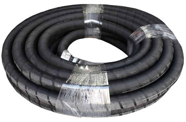 Förderschlauch Gummi NW 45/60 10bar kpl. mit C/45 Kupplungen 25,0m/Rolle 10Roll/Pal, Z653225LO
