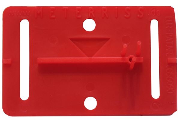 Plachetă de marcaj al cotelor RS21R roşie, autoadezivă, cu pensulă, UA 200 buc./pachet, Z700021RS