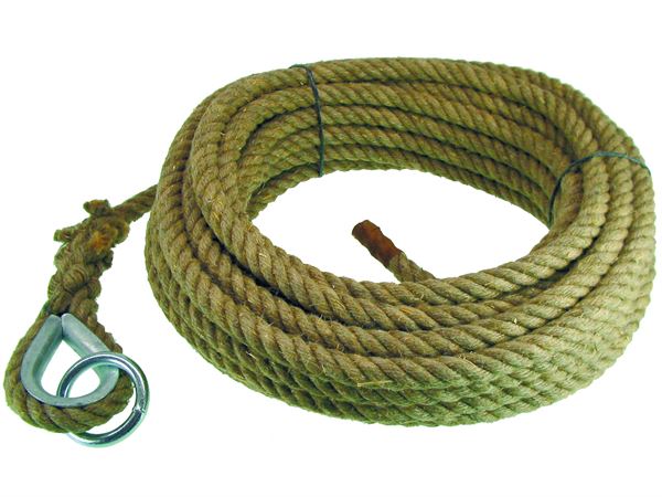 Cablu ridicare manuala 20m x 20mm, fara carabina, Z70072