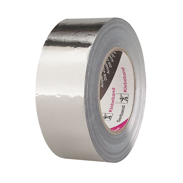 Bandă adezivă din aluminiu GB 705, neinflamabilă, 50mm x 100m, UA24, Z70550