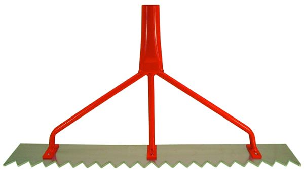 Distribuitor de beton din aluminiu 60cm,dintat,fara coada, Z90113