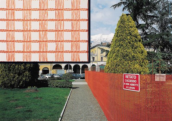 Gard pentru construcţii, marca Austronet, model 350, oranj, lăţime: 180cm, 50 ml/rolă, 35 role/palet, ZA350180