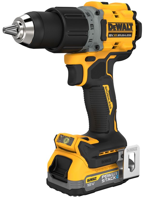 =81= DEWALT® DCD800E2T Mașină de găurit fără fir XR Li-Ion de 18 V, fără perii, 2 baterii, ZDCD800E2T-QW