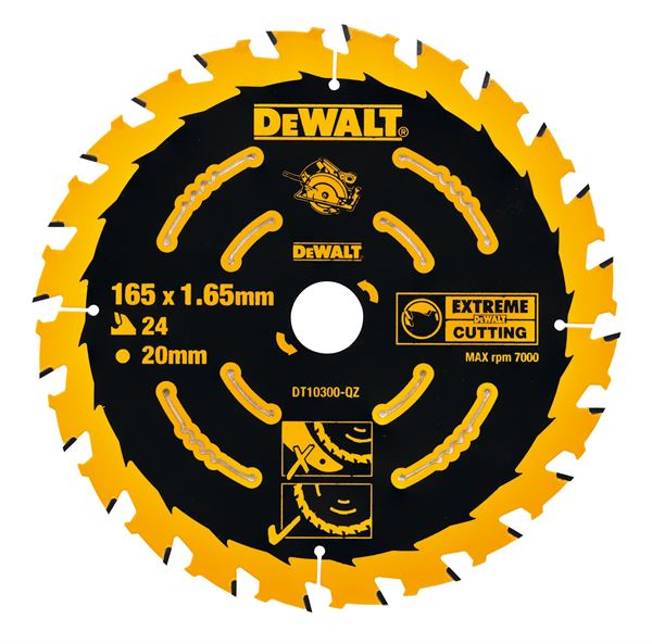 Pânză EXTREME DEWALT®, 190x30mm, Z24, WZ, pentru ferăstraul circular manual DWE575K, ZDT10304-QZ