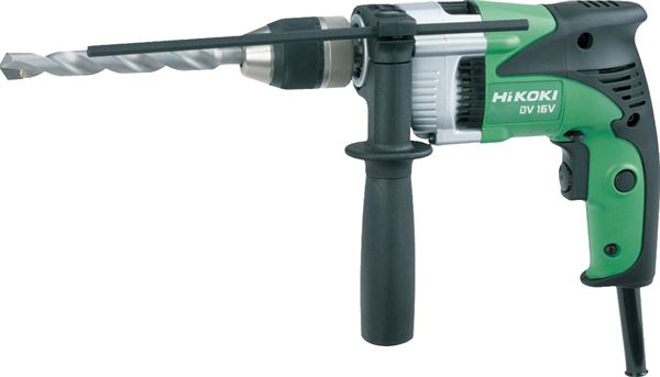 Schlagbohrmaschine HIKOKI DV16V 590W m. Zusatzhandgriff, im Koffer, ZDV16VWUZ